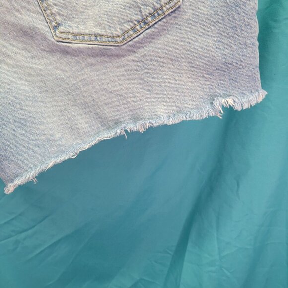 Universal Thread Vintage Midi High-Waist Button Fly Denim Shorts - Picture 6 of 8